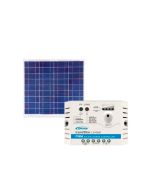 Kit Energia Solar Fotovoltaica 60Wp 12Vcc - até 195 Wh/dia