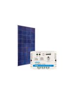 Kit Energia Solar Fotovoltaica 100Wp 12/24Vcc - até 292 Wh/dia