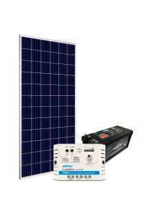Kit de Energia Solar Off Grid 150Wp com Bateria