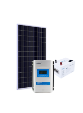 Kit Energia Solar Off Grid s/ Inversor - 330Wp 100Ah 12V Lítio (22659)