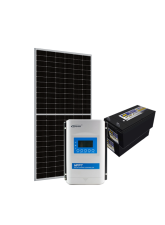 Kit Energia Solar Off Grid s/ Inversor - 580Wp 440Ah 12V Chumbo (22663)