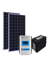 Kit Energia Solar Off Grid s/ Inversor - 560Wp 660Ah 12V Chumbo (22664)