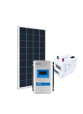 Kit Energia Solar Off Grid s/ Inversor - 555Wp 200Ah 12V Lítio (22666)