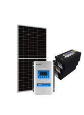 Kit Energia Solar Off Grid s/ Inversor - 580Wp 660Ah 12V Chumbo (22679)