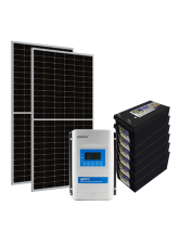 Kit Energia Solar Off Grid s/ Inversor - 1.16kWp 660Ah 24V Chumbo (22681)