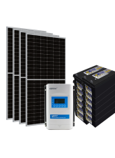 Kit Energia Solar Off Grid s/ Inversor - 2.32kWp 660Ah 48V Chumbo (22683)