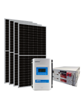 Kit Energia Solar Off Grid s/ Inversor - 2.32kWp 200Ah 48V Lítio (22694)
