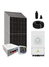 Kit Energia Solar Híbrido Deye On + Off Grid 2,76kWp c/ Bateria de Lítio Unipower