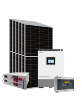 Kit Energia Solar Híbrido Off Grid 3,48kWp c/ Bateria de Lítio Unipower