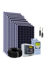 Kit Solar p/ Bomba (CA) de 1 CV Trifásica 220V - com Inversor WEG Solar Drive CFW500 - até 2.800 Wp