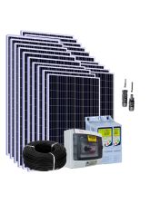 Kit Solar p/ Bomba (CA) de 3 CV Trifásica 220V - com Inversor WEG Solar Drive CFW500- Até 5.600 Wp