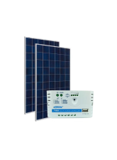 Kit Energia Solar Fotovoltaica 60Wp 24Vcc - até 195Wh/dia