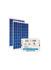 Kit Energia Solar Fotovoltaica 60Wp 12/24Vcc - até 195 Wh/dia