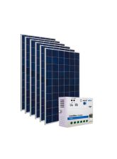 Kit Energia Solar Fotovoltaica 930Wp 12/24Vcc - até 3.021 Wh/dia