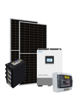 Kit Energia Solar Híbrido Off-Grid UP6021 1,16kWp c/ Bateria de Chumbo 