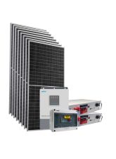 Kit Energia Solar Híbrido Off Grid 4,4kWp c/ Bateria de Lítio