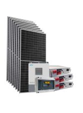 Kit Energia Solar Híbrido Off Grid 4,4kWp c/ Bateria de Lítio