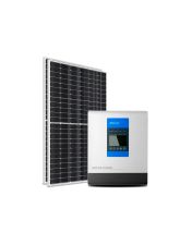 Kit Energia Solar Off-Grid Híbrido 800Wp 24Vcc 220Vca - P3000
