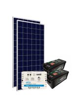 Kit de Energia Solar Off Grid 310Wp com Bateria