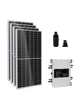 Kit Gerador Energia Solar 2,36 kWp - Microinversor Deye c/ Wifi Sun2000 - Painel Leapton - 2