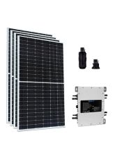 Kit Gerador Energia Solar 2,38 kWp - Microinversor Deye c Wifi Sun2000 - Painel  Sunova Solar