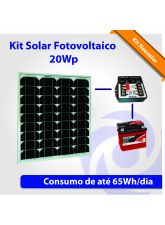 Energia Solar Fotovoltaica - Kit Neosolar 20Wp