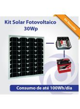 Energia Solar Fotovoltaica - Kit Neosolar 30Wp