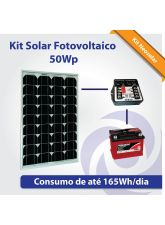 Kit Neosolar 50Wp - Energia Solar Fotovoltaica -