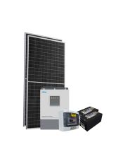 Kit Nobreak Solar Off Grid 1,16kWp c/ Bateria Solar