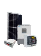 Kit Nobreak Solar Off Grid 1,65kWp c/ Bateria de Lítio