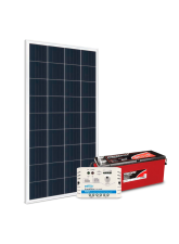Kit de Energia Solar Off Grid 155Wp com Bateria Freedom