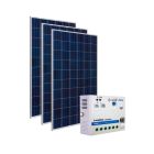 Kit Energia Solar Fotovoltaica 465Wp 12/24Vcc - até 1.510 Wh/dia