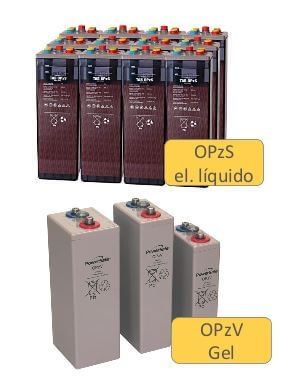 Bateria Estacionária de Chumbo-Ácido OPzS e OPzV para Energia Solar