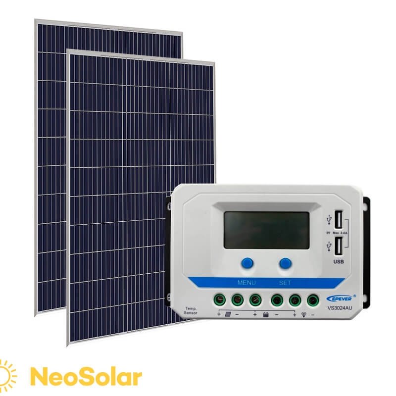 kit energia solar 640Wp